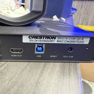 Crestron 1 Beyond IV-CAM-I20-B Intelligent 20x AI Auto-Track PTZ Camera - Used